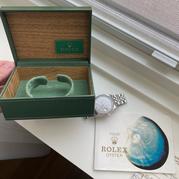 Vintage Rolex datejust ref 1603 ghost dial with box and papers very rare - Picture 5 of 9